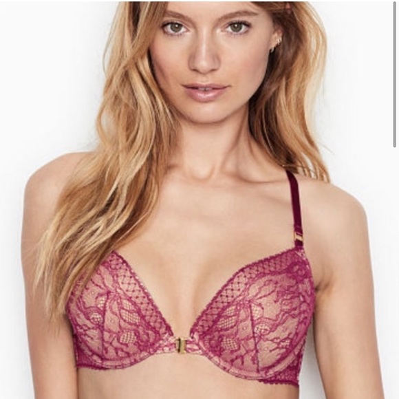 VS VERY SEXY BOMBSHELL LACE PUSH UP BRA STRAPPY SHINE - Picture 4 of 8